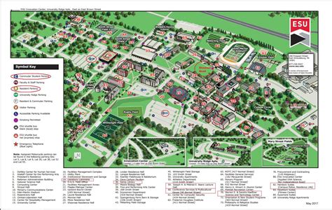 East Stroudsburg University Campus Map - Draw A Topographic Map