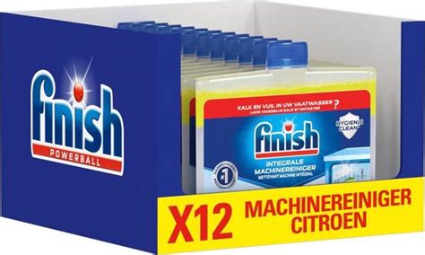 Finish Vaatwasmachinereiniger Citroen 12 X 250 Ml