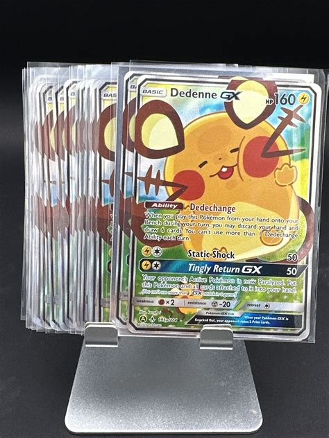 Pokemon Dedenne GX 195a 214 Unbroken Bonds ALTERNATE ART PROMO EBay