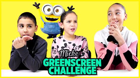 Greenscreen Challenge Youtube