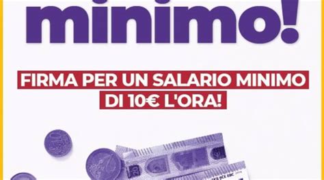 Salario Minimo Anche In Basilicata Parte La Raccolta Firme Basilicata