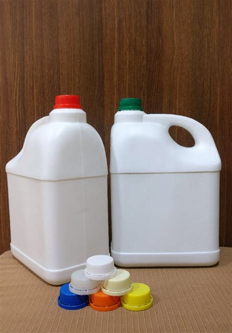 White HDPE Plastic Jerry Can Capacity 5 Liter At 40 Piece In Thane