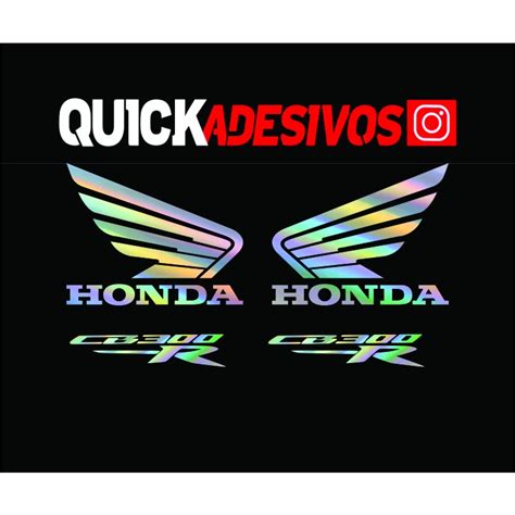 Kit Adesivos Camale O Holografico Honda Cb R Shopee Brasil