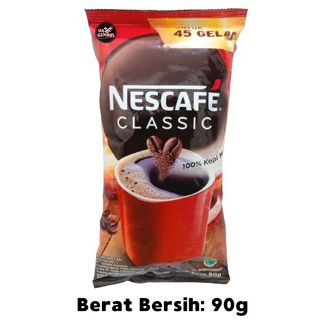 Jual Nescafe Classic Bag G Kopi Robusta Shopee Indonesia