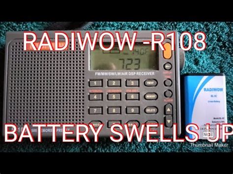 Radiwow R Sw Radio Battery Swells Youtube