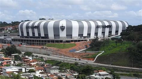 Confira a evolução da obra da Arena MRV vista pelo Google Earth FalaGalo