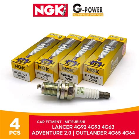 Ngk Pcs Bkr Egp G Power Platinum Spark Plug For Mitsubishi Lancer