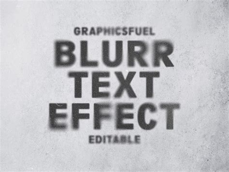 Ghost Blur Text Effect - Graphicsfuel