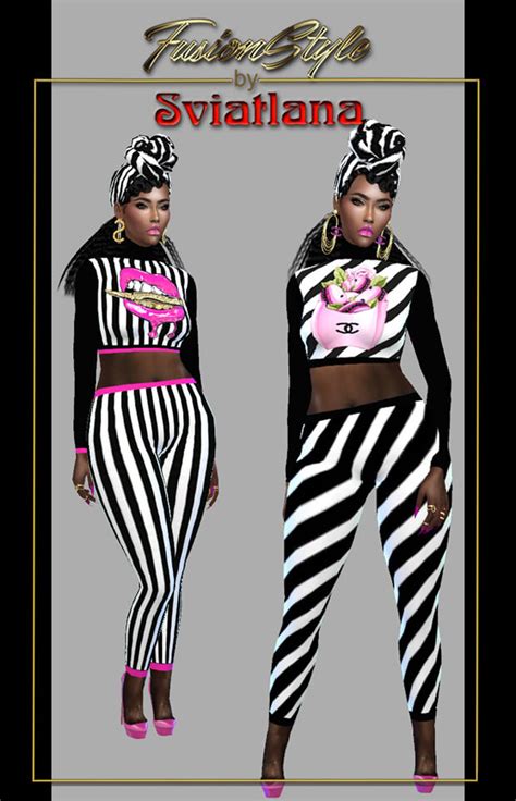 Sims Top Leggings Fusionstyle By Sviatlana The Sims Book