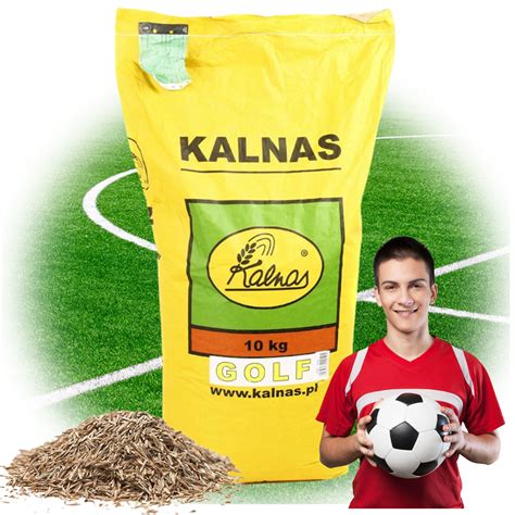 WOLNOROSNĄCA Trawa Kalnas GOLF 10 kg MIX NASION NA TRAWNIK WOLNOROSNĄCY