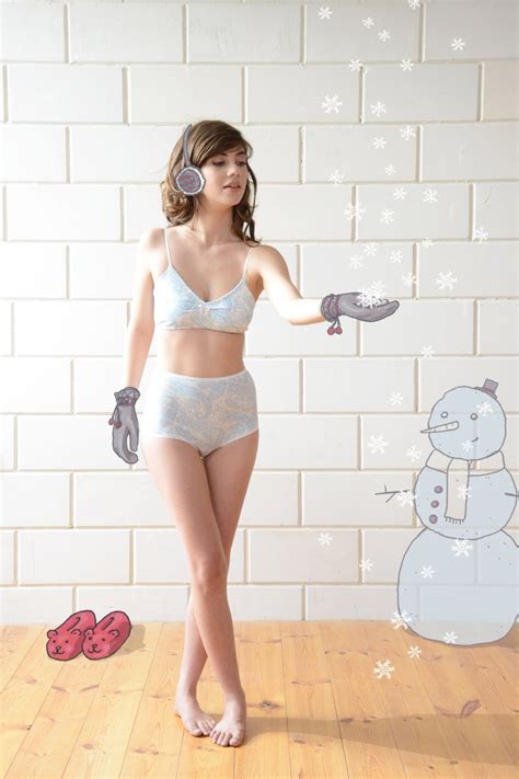 Retro Lingerie Set Vintage Inspired Soft Bra And Panty Set