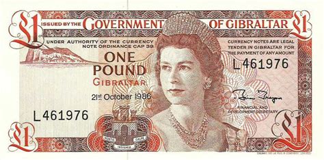 Realbanknotes Gibraltar P D Pound From