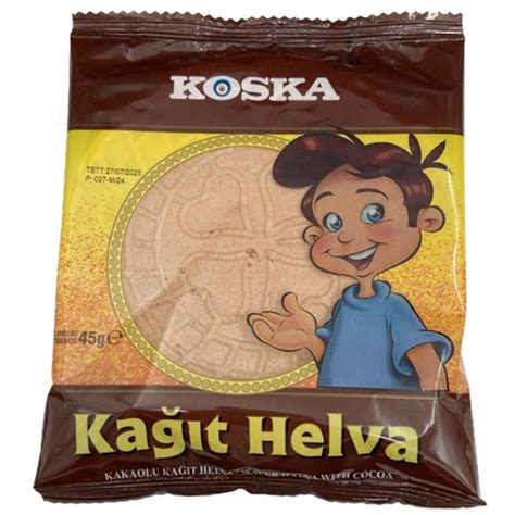 Koska Kakaolu Kağıt Helva 45 Gr