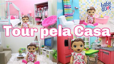 BABY ALIVE LAURINHA FEZ UM TOUR PELA CASA DAS BABY ALIVES YouTube