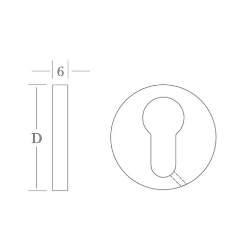 7981 Cylinder Escutcheon Or Collar Frank Allart