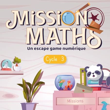 Mission Maths Un Escape Game Num Rique Cycle