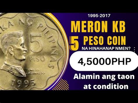 BUMIBILI 5 PESO COIN 4500 Alamin Ang Taon Oldcoinbuyer Coins