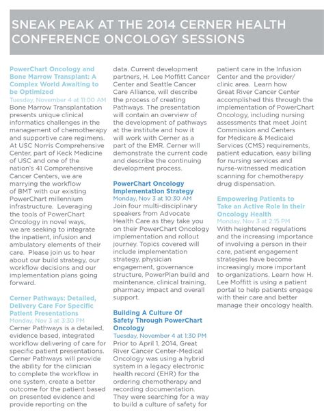 Cerner Oncology Newsletterq42014 By Cerner Issuu