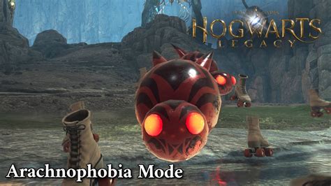 Arachnophobia Mode Spiders With Roller Skates Hogwarts Legacy YouTube