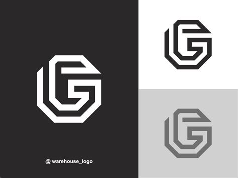 letter g monogram | Initials logo design, Cool lettering, Lettering