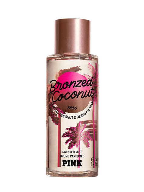 Victorias Secret Pink Bronzed Coconut Body Mist And Lotion Set Of 2