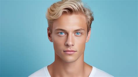 94 000 Blonde Hair Blue Eyes Man Pictures