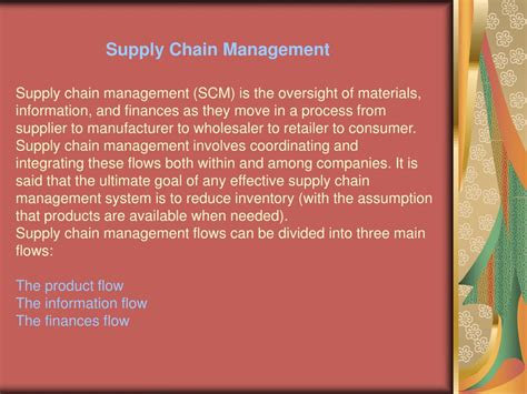 Ppt Supply Chain Management Powerpoint Presentation Free Download Id6852253