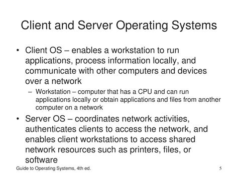 Ppt Guide To Operating Systems 4 Th Ed Powerpoint Presentation