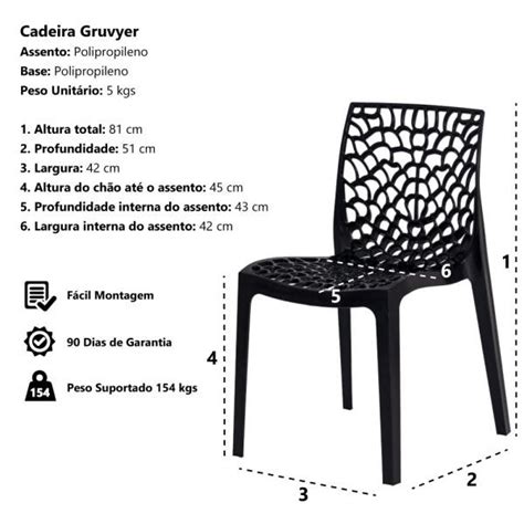 Kit Cadeiras Gruvyer Nude Sala Cozinha Jantar Madeiramadeira