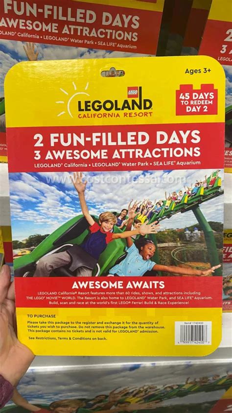 Costco LEGOLAND California Tickets - Summer 2023 Discount