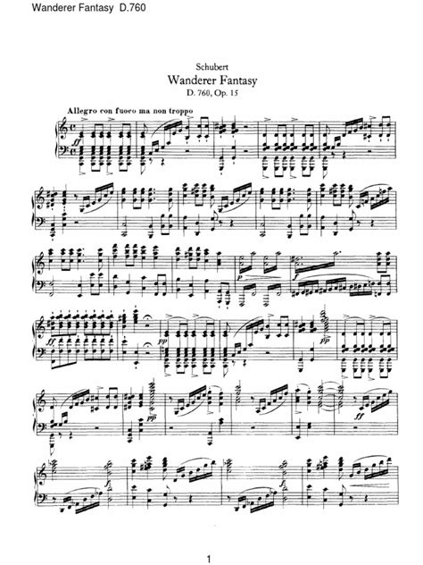 Franz Schubert Piano Works PDF | PDF