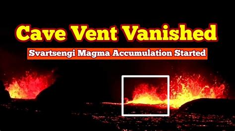 Iceland Volcano Update Cave Vent Vanished Gps Land Rise Svartsengi