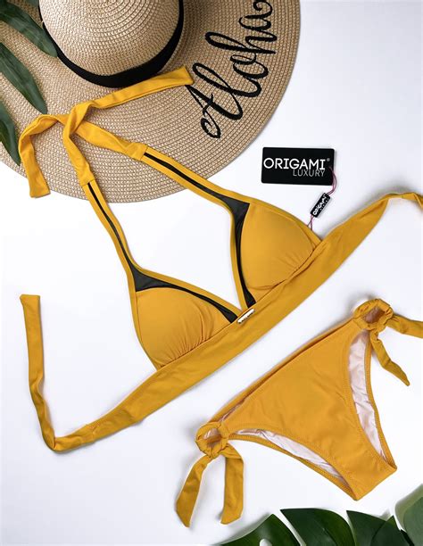 Pearl Yellow Ft Lx Ltd Origami Bikini Limited Edition