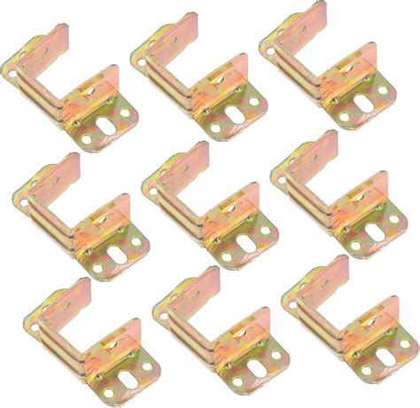 Amazon NOGRAX 10pcs Bed Hinge Connector L Brackets Heavy Duty Bed