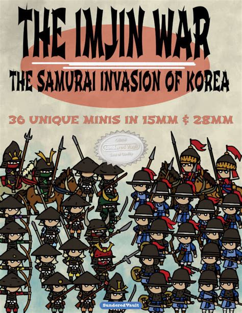 Imjin War: Samurai Invasion of Korea Miniatures - Samurai & Joseon 28mm ...