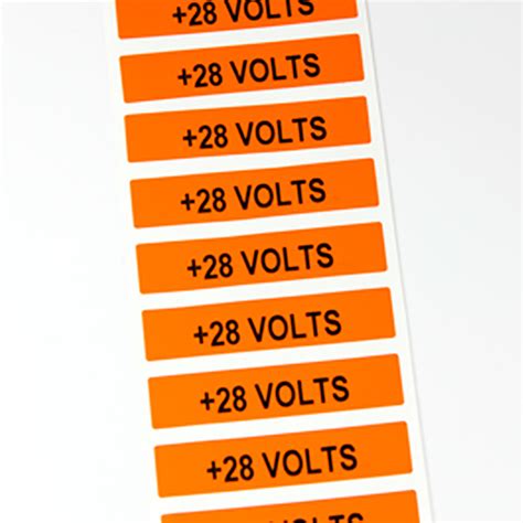 Industry Standard Voltage Labels – ZT Labels