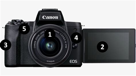 Acheter Appareil photo hybride Canon EOS M50 Mark II noir + objectif EF ...