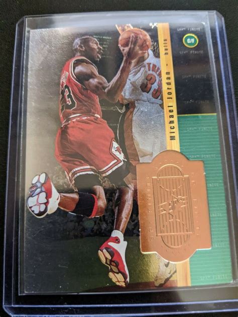 Rare Sample 1998 98 UPPER DECK SPX FINITE Michael Jordan S1 EMBOSSED