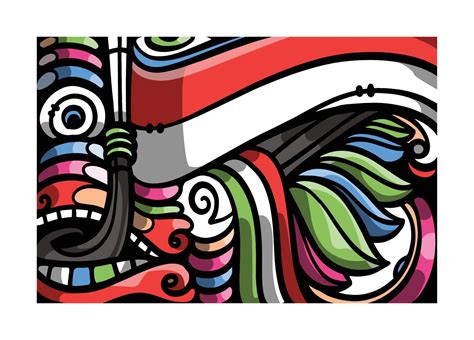 Colorful Abstract Background Doodle Art Hari Kemerdekaan Indonesia 11592735 Vector Art at Vecteezy