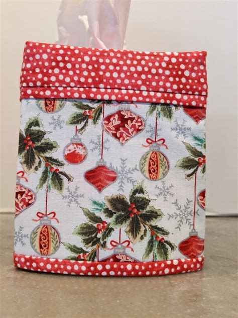 Christmas Tissue Box Cover Free Shipping Etsy