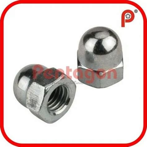 Pentagon Hexagonal Ss Stainless Steel Dome Nuts Thickness M To