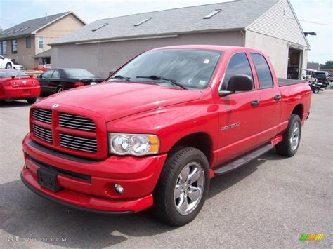 2003 Flame Red Dodge Ram 1500 SLT Quad Cab 4x4 15509029 GTCarLot