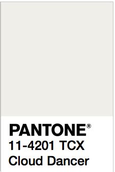 PANTONE 11 4201 TCX Cloud Dancer Color Values RGB 240 238 233 HEX