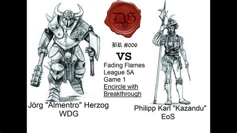 Battlereport 006 T9A The Ninth Age WdG Vs EoS English First