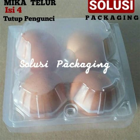 Jual Paket Mika Telur Isi Jumlah Pcs Egg Tray Mika Telur