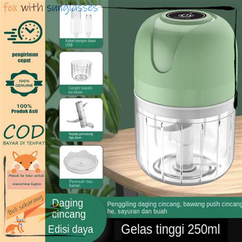 Yang Baru USB MINI CHOPPER PORTABLE BLENDER MINI PENGGILING BUMBU