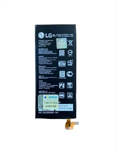 Bateria LG Q6 Original Bl T33 Parcelamento Sem Juros