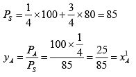 A Mixture Contains 1 Mole Of Volatile Liquid A 100 Mm Hg And 3