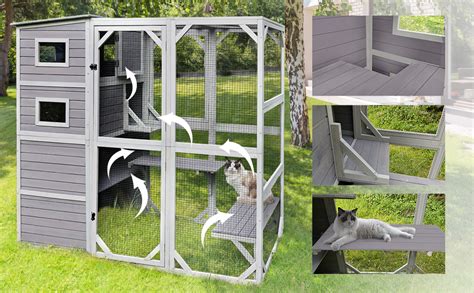 Medehoo Catio Outdoor Cat Enclosure For Multiple Cats