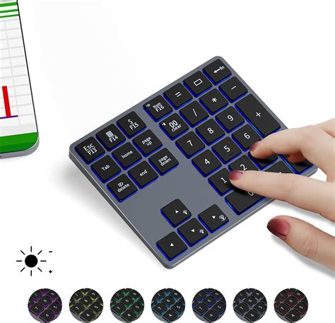 Lian Mo Teclado Num Rico Inal Mbrico Bluetooth De Aluminio Recargable